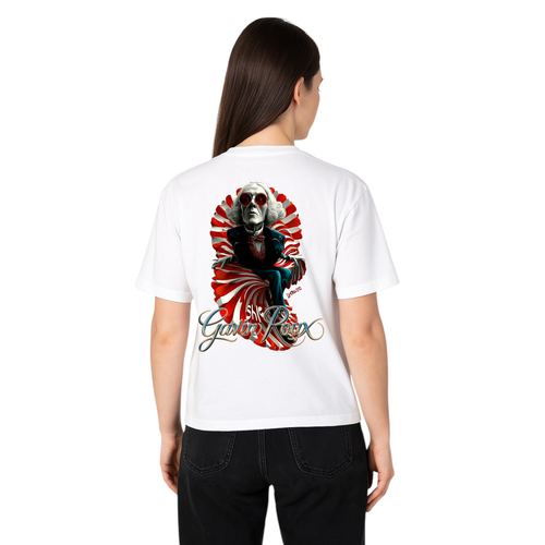 Gavin Roux "She" Limited T-Shirt 010 – Maglietta oversize unisex in cotone con stampa artistica