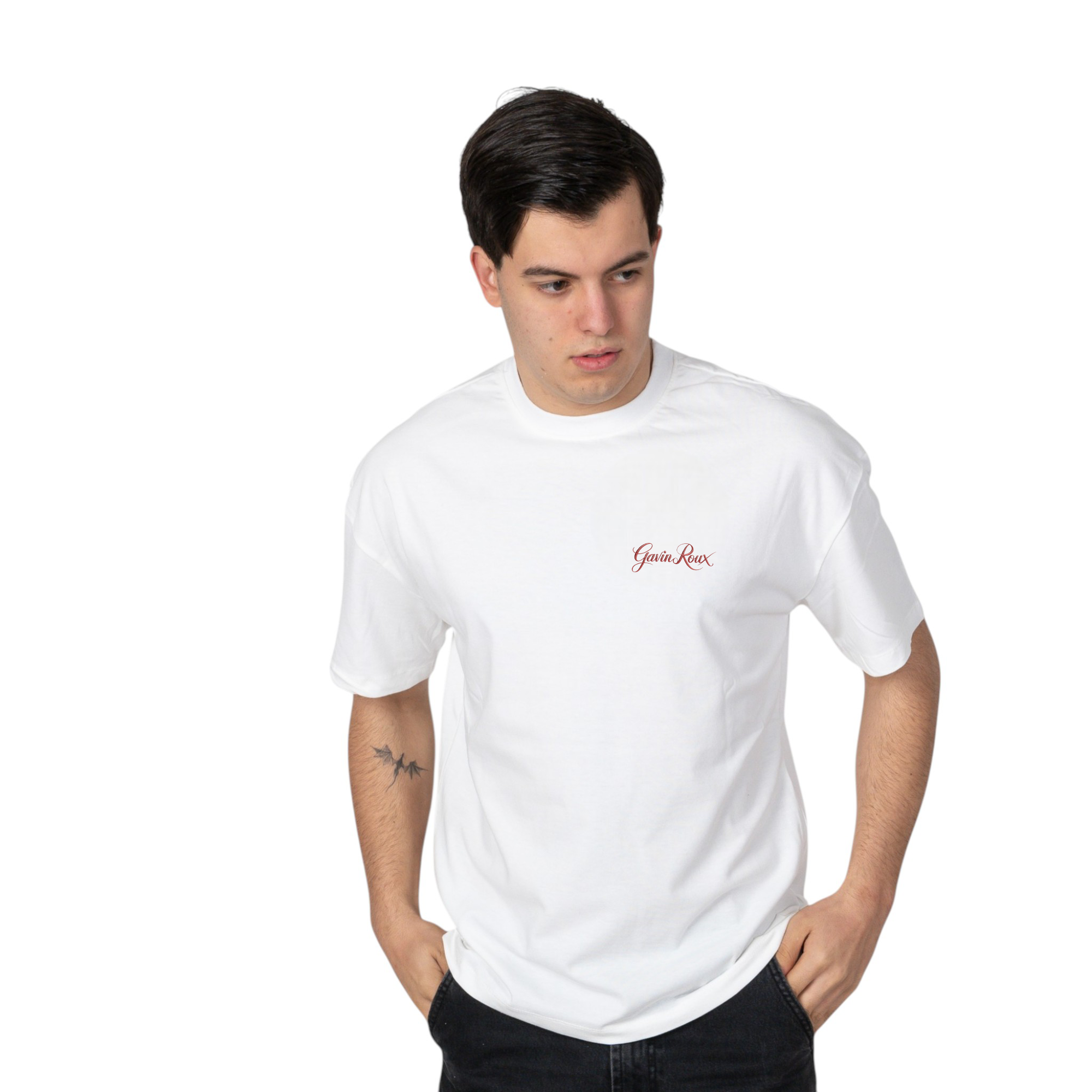 Gavin Roux Code Prophet T-Shirt – Maglietta oversize unisex in cotone con stampa artistica LIMITED 016